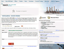 Tablet Screenshot of nace-jubail.org